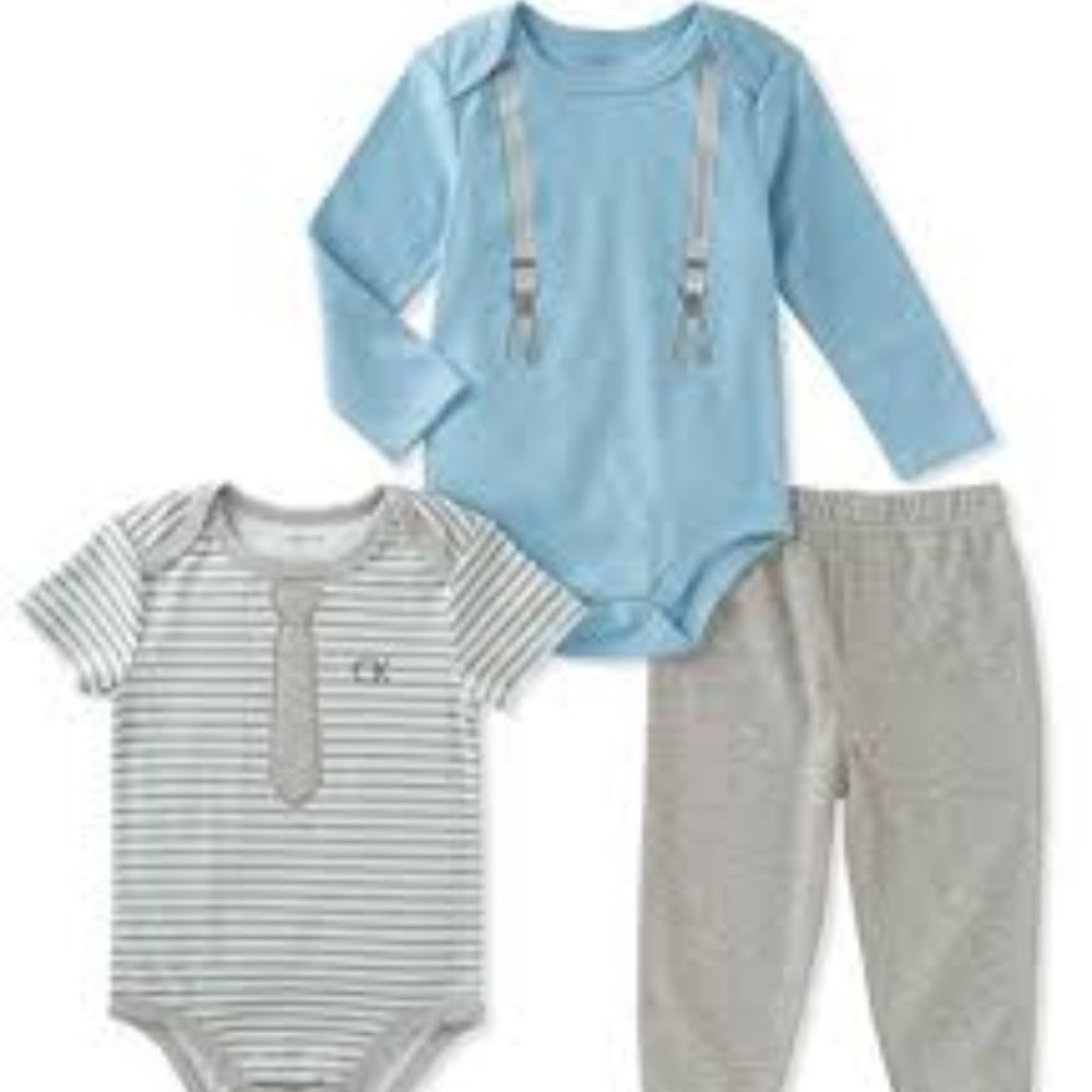 Calvin Klein Blue/Gray Three Piece Outfit